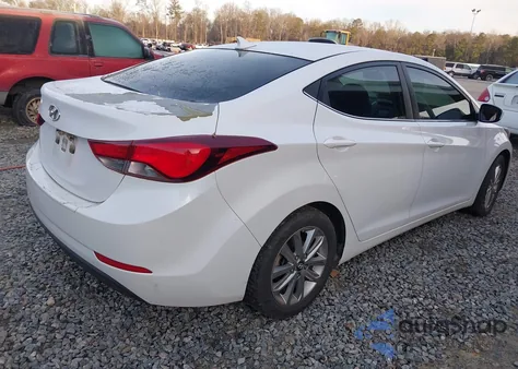 2015 Hyundai Elantra Se from USA, damaged, VIN 5NPDH4AE2FH613051
